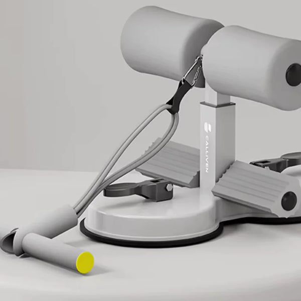 Sit-Up Assistant for Home Fitness with Suction Fixation