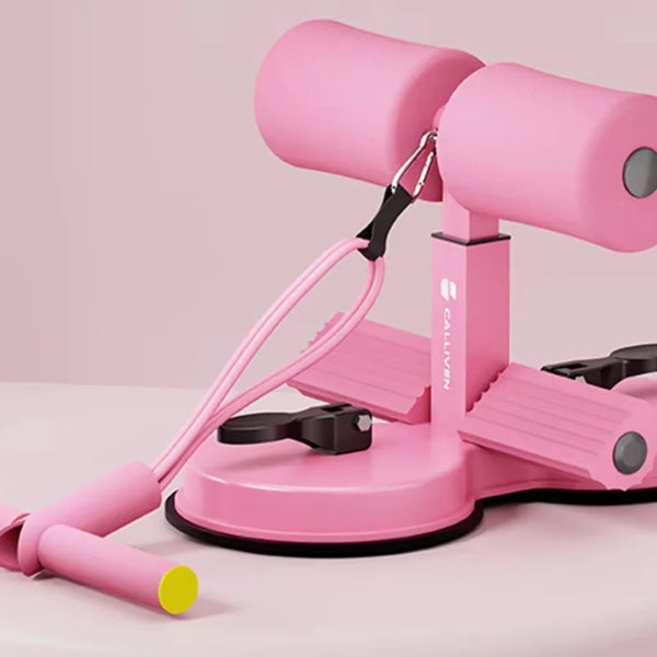 Sit-Up Assistant for Home Fitness with Suction Fixation